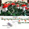 1pc, Mushroom String Lights, LED Aesthetic Garden Lights, Decorative Lamp For Bedroom Living Room Decor, Garden Yard Pathways Decor, Wedding Bridal Sh