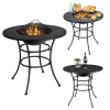 Backyard Garden Party Patio Fire Pit Dining Table