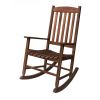 Rocking Chair, All Weather Resistant Poly Lumber Outdoor Porch Rocker, Rocking Chairs for Outdoor, Indoor, Patio, Deck, Garden, Backyard, Load Bearing