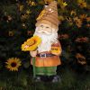 Resin Figurines, Outdoor Spring Decoration, Garden Gnome Sculptures & Statues