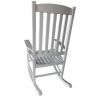 Rocking Chair, All Weather Resistant Poly Lumber Outdoor Porch Rocker, Rocking Chairs for Outdoor, Indoor, Patio, Deck, Garden, Backyard, Load Bearing