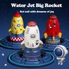 Rocket Sprinkler Sprinkler Spinning Flying Children's Outdoor Water Playing Toy Fun Interaction In Garden Lawn Watering Toys